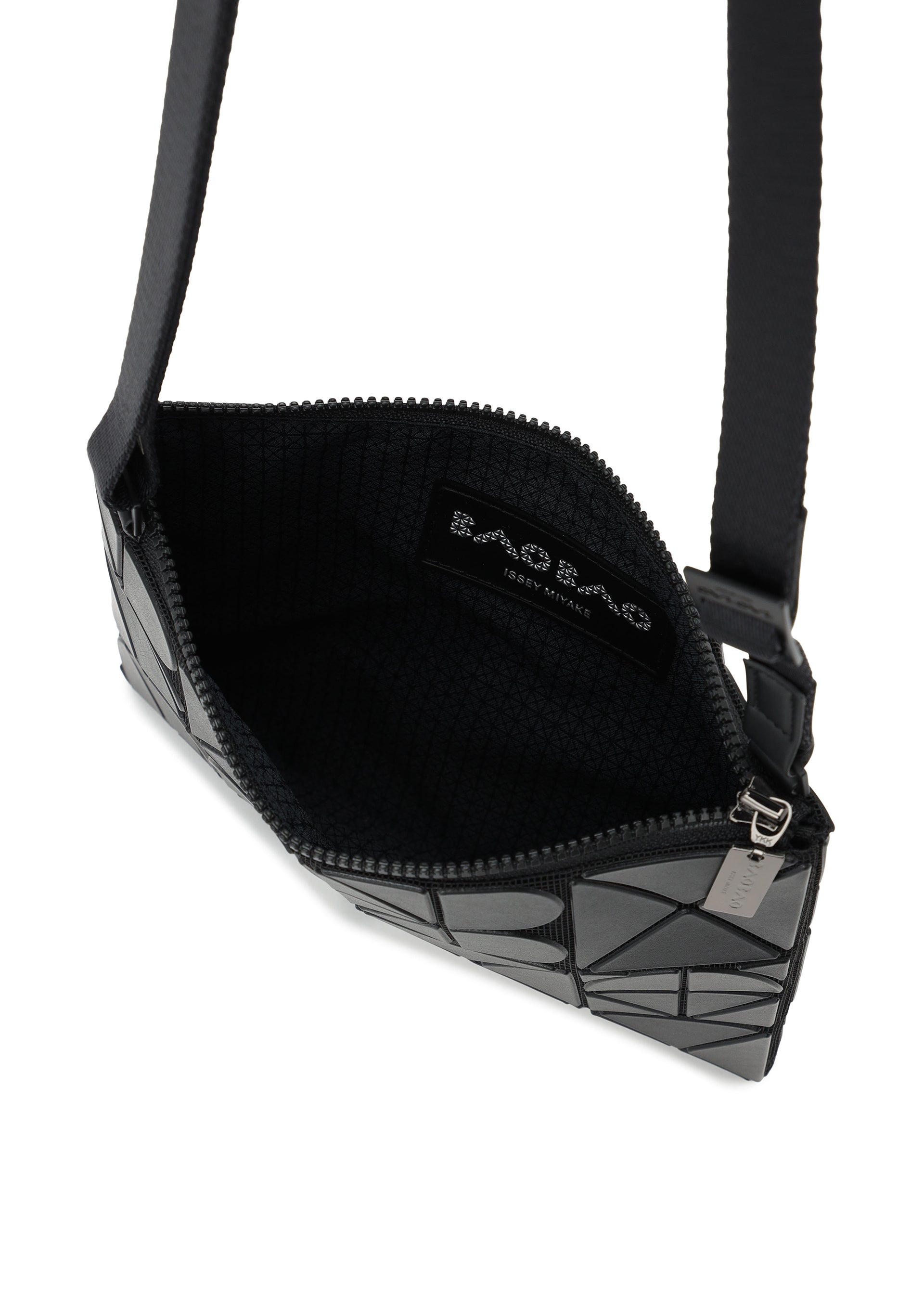 A detail shot of the BAO BAO ISSEY MIYAKE FONT bag.