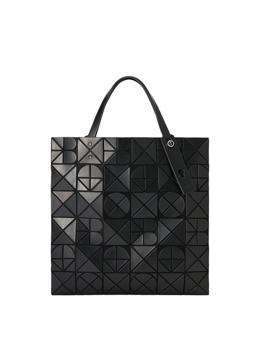 A product shot of the BAO BAO ISSEY MIYAKE FONT tote in matte black (16).
