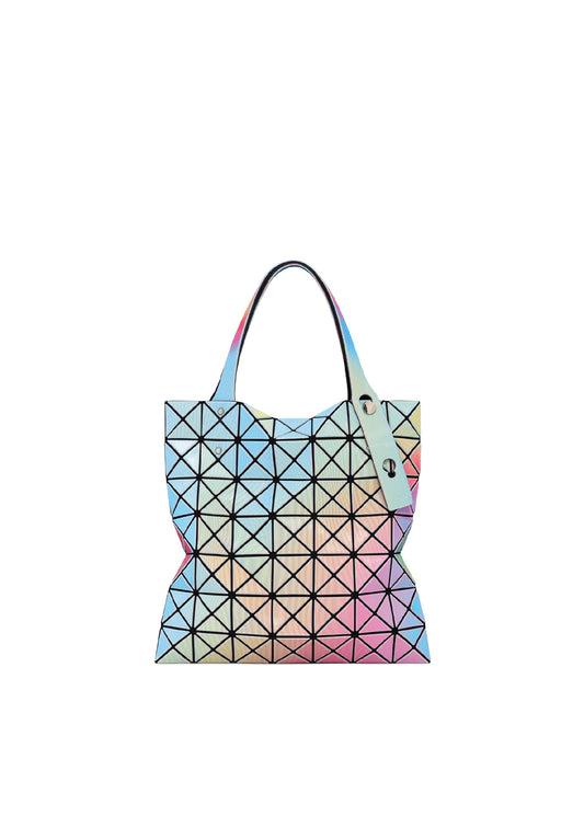 A product shot of the BAO BAO ISSEY MIYAKE ILLUSION tote in white base (4).