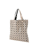 A detail shot of the BAO BAO ISSEY MIYAKE PRISM tote.