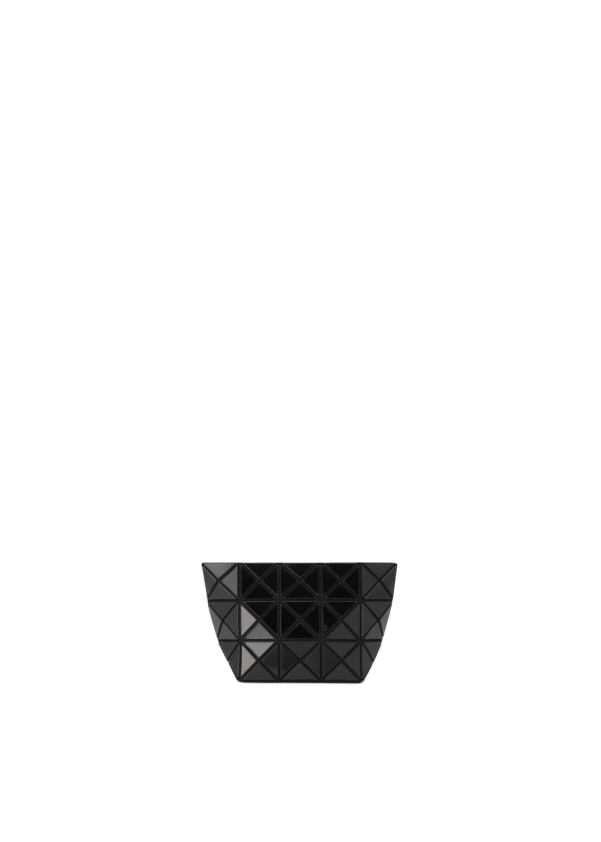 A product shot of the BAO BAO ISSEY MIYAKE PRISM pouch in black.