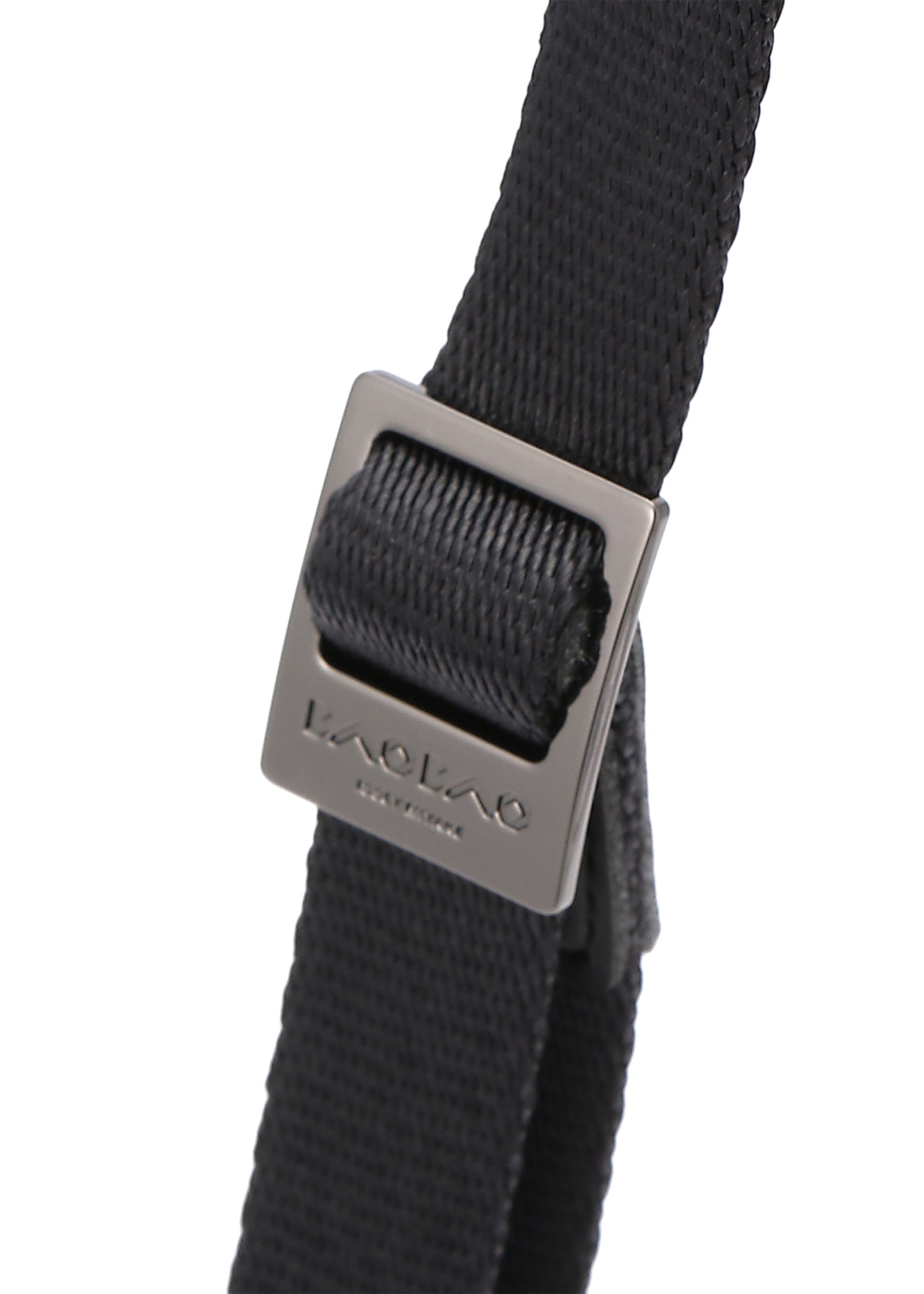 A detail shot of the BAO BAO ISSEY MIYAKE LUCENT crossbody.