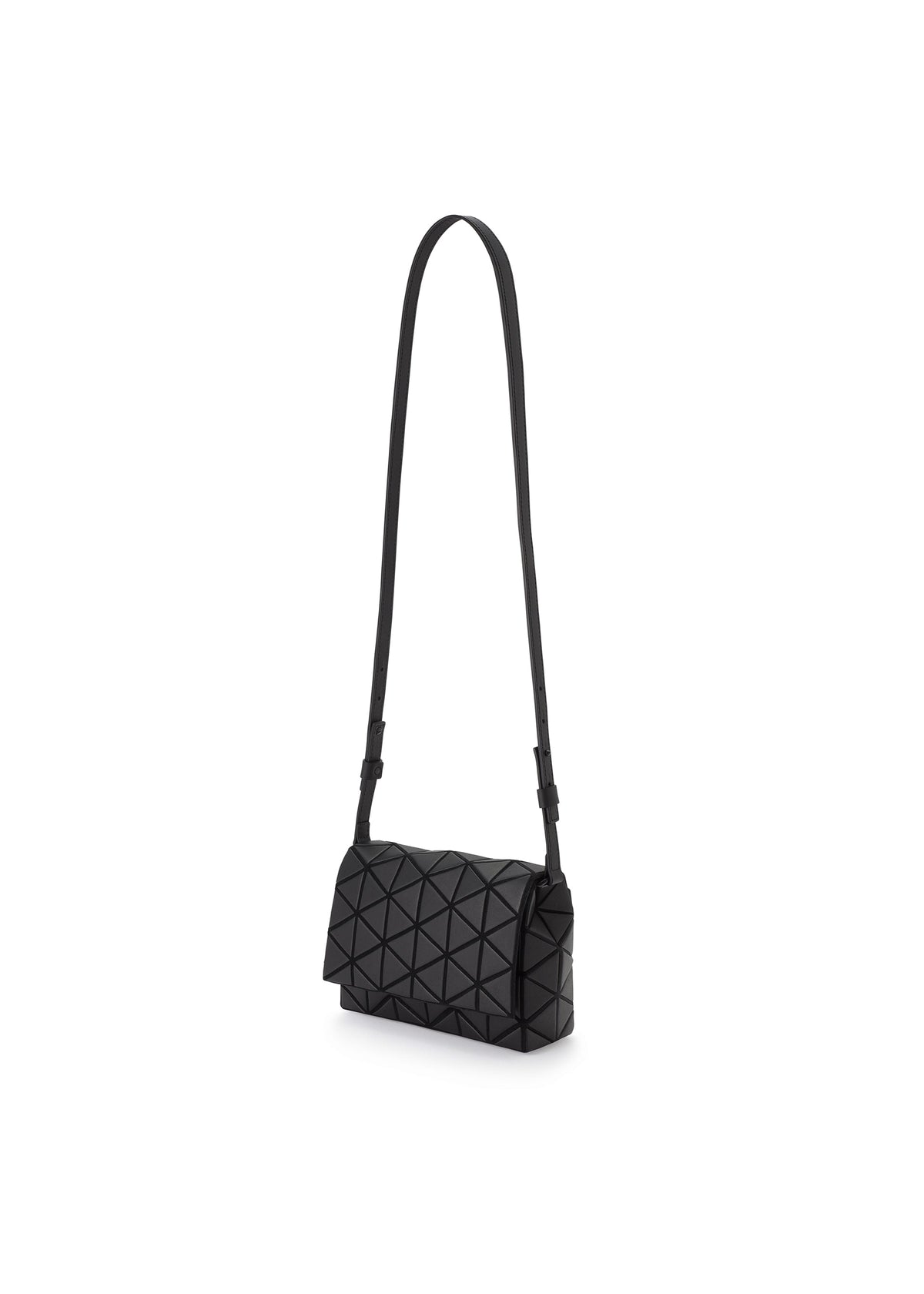 A detail shot of the BAO BAO ISSEY MIYAKE FOSSETTE shoulder bag.