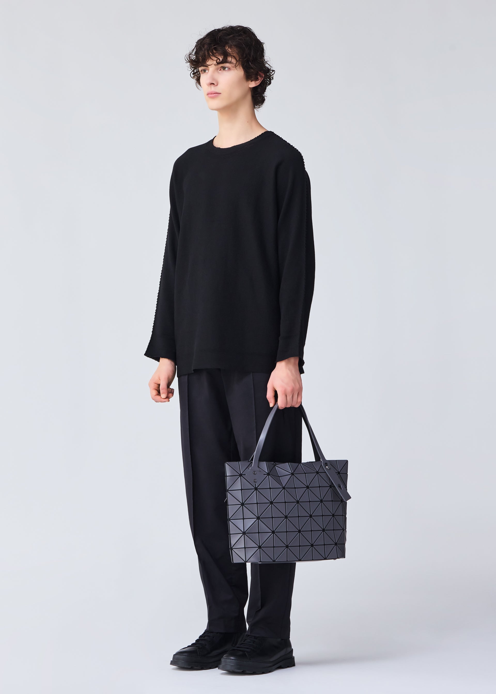 ROCK MATTE Two-way Zip Hand Bag Matte Black – The official ISSEY