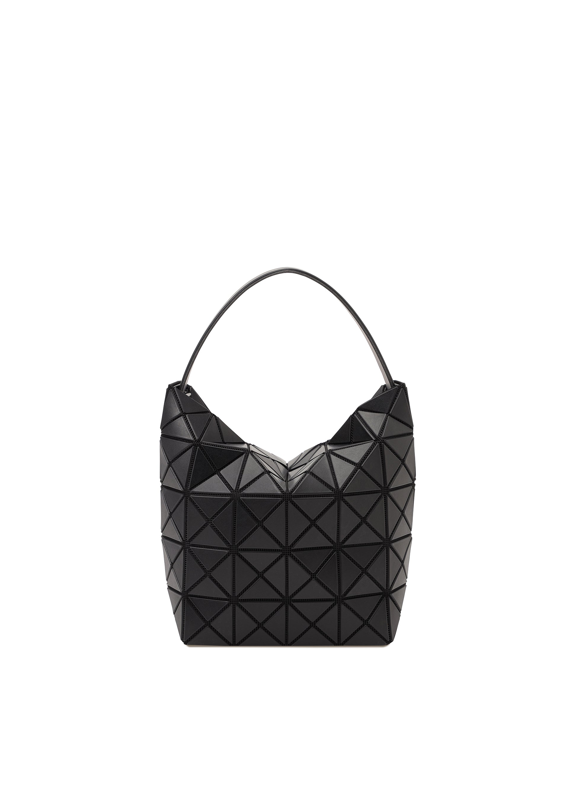 A product shot of the BAO BAO ISSEY MIYAKE VALLEY 0 in matte black.