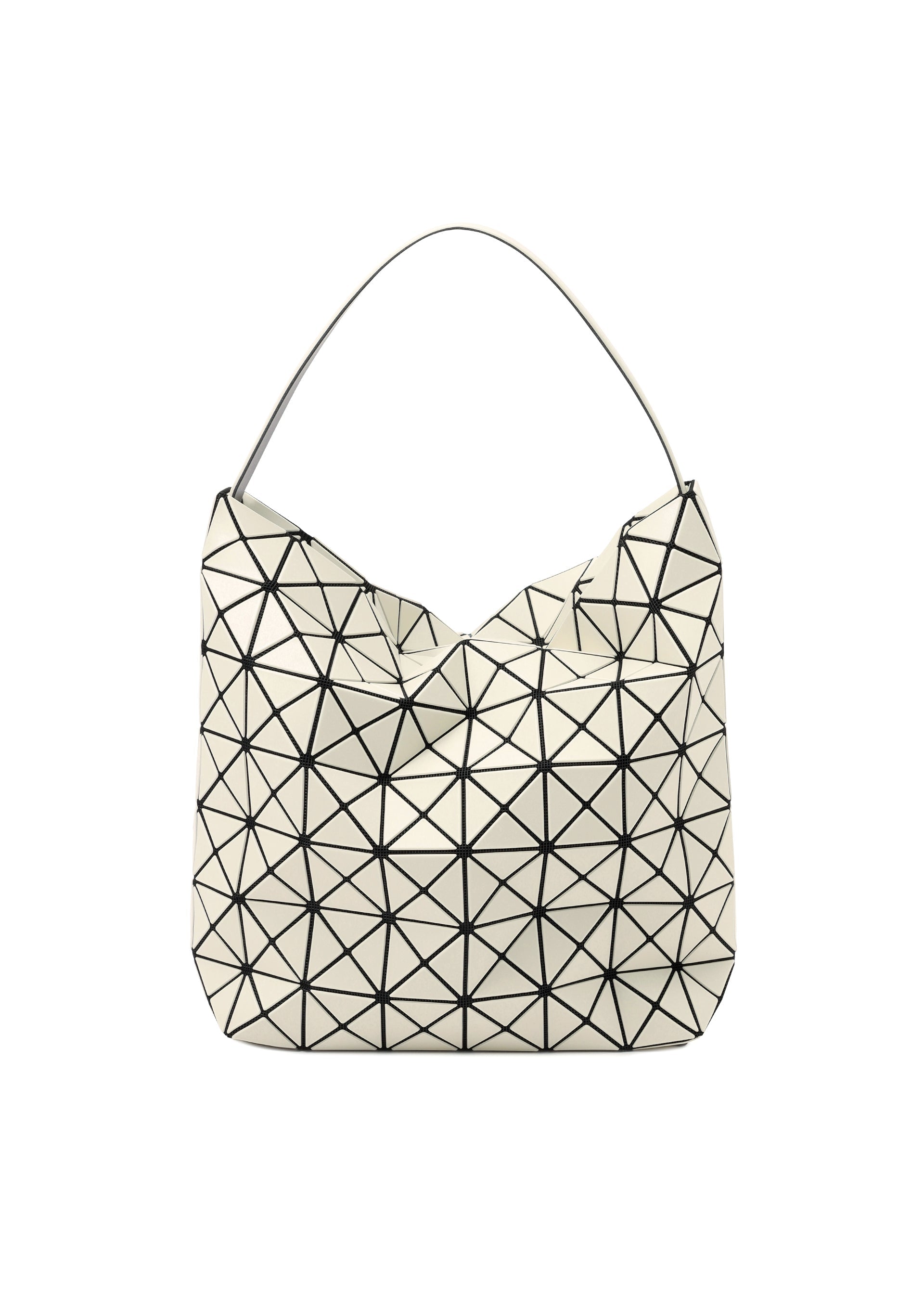 A product shot of the BAO BAO ISSEY MIYAKE VALLEY 0 in ecru.