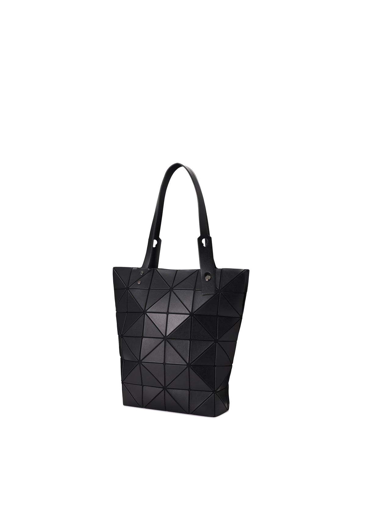 A detail shot of the BAO BAO ISSEY MIYAKE BLOCKY tote.