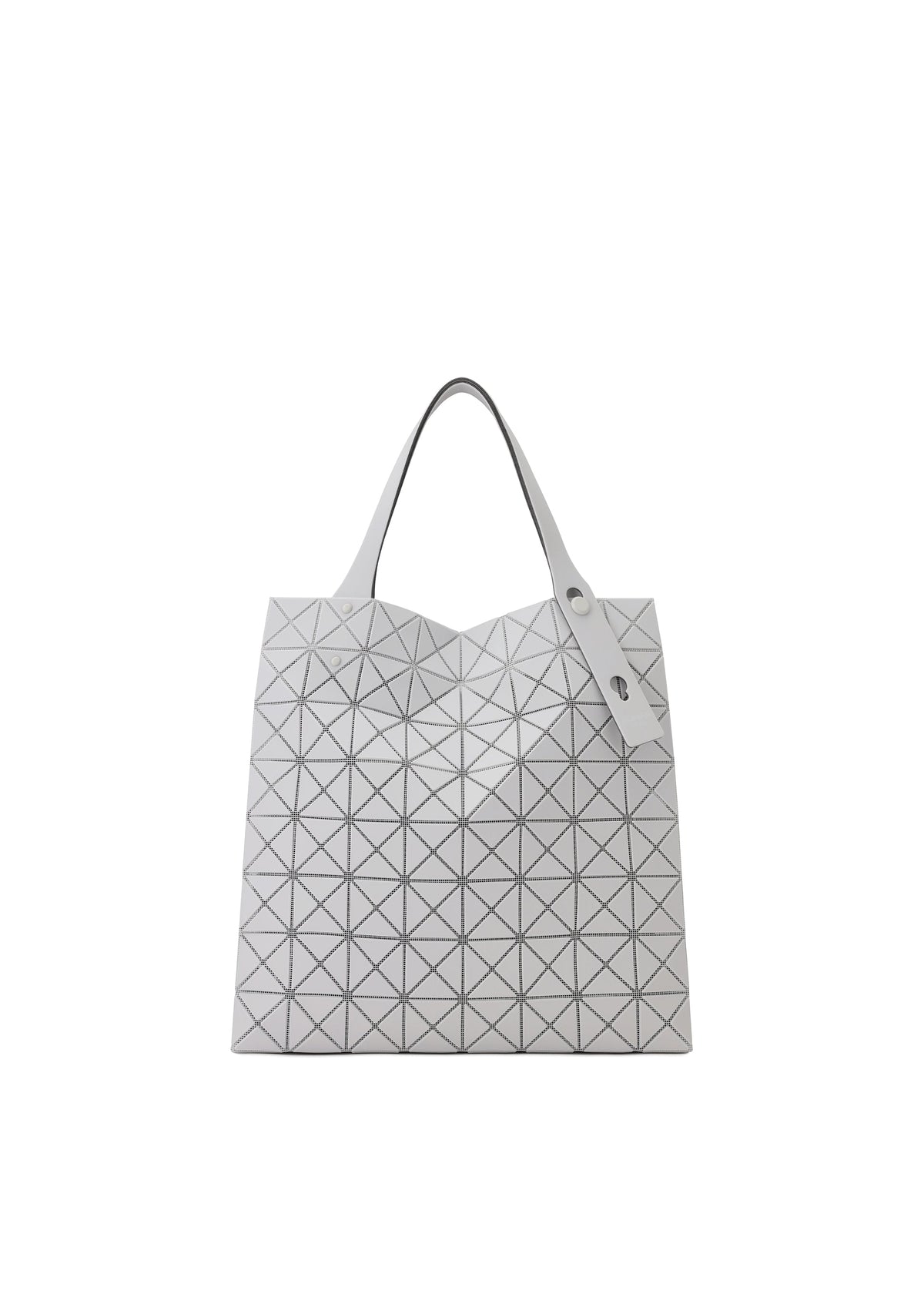 A product shot of the BAO BAO ISSEY MIYAKE PRISM PLUS tote in light grey (11).