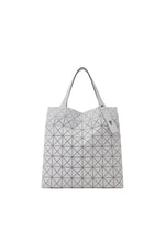 A product shot of the BAO BAO ISSEY MIYAKE PRISM PLUS tote in light grey (11).