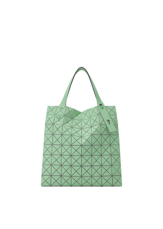 A product shot of the BAO BAO ISSEY MIYAKE PRISM PLUS tote in light green (61).