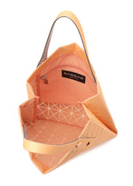 A detail shot of the BAO BAO ISSEY MIYAKE PRISM PLUS tote.