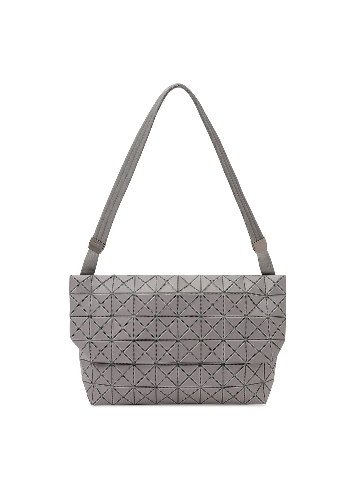 A product shot of the BAO BAO ISSEY MIYAKE PRISM SAC shoulder bag in dark grey (13).