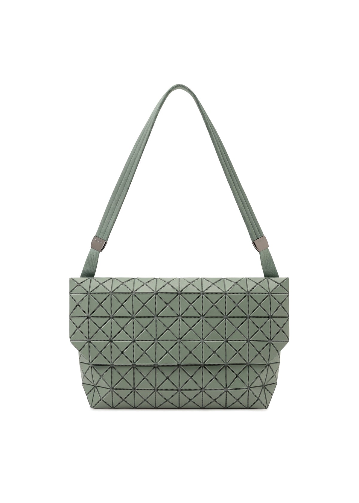 A product shot of the BAO BAO ISSEY MIYAKE PRISM SAC shoulder bag in khaki (65).