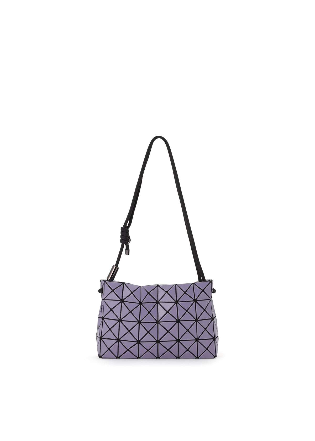 A product shot of the BAO BAO ISSEY MIYAKE LOOP MATTE shoulder bag in deep purple (82).