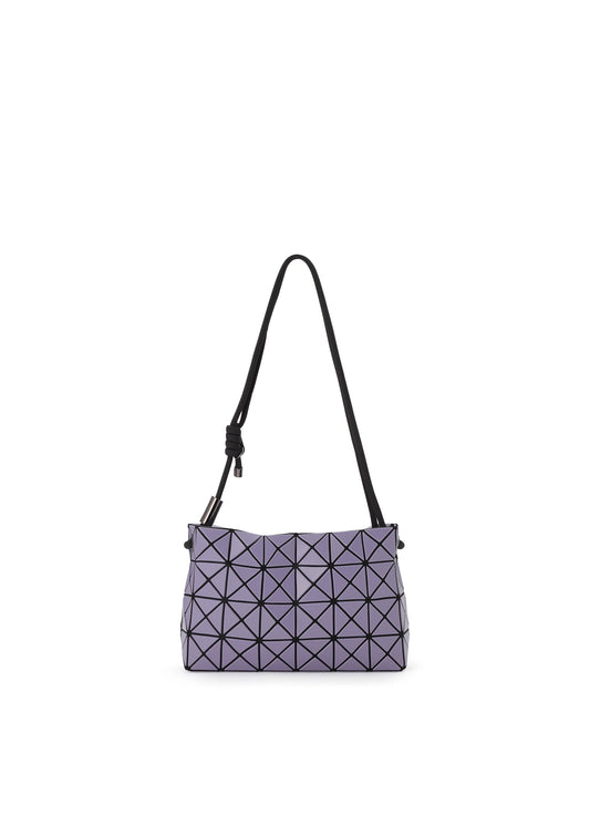A product shot of the BAO BAO ISSEY MIYAKE LOOP MATTE shoulder bag in deep purple (82).