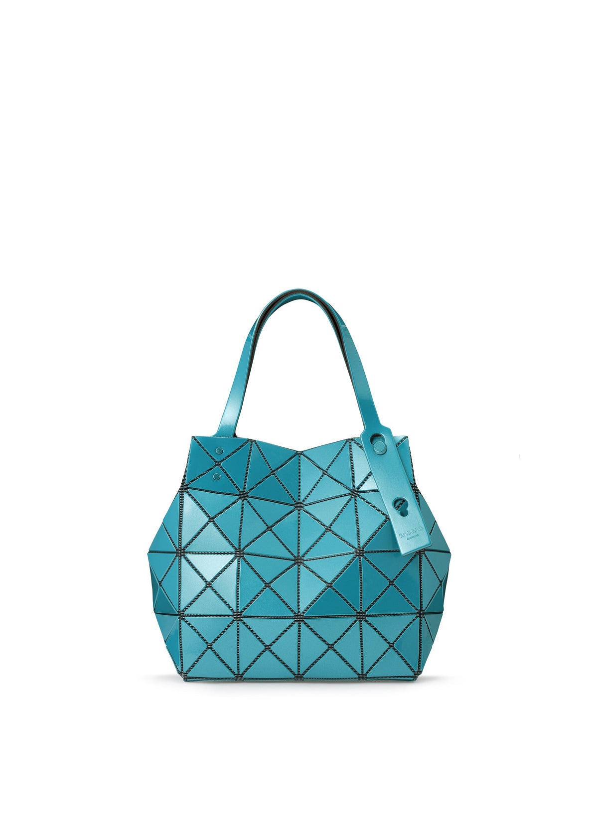 A product shot of the BAO BAO ISSEY MIYAKE CARAT 0 in turquoise (76).