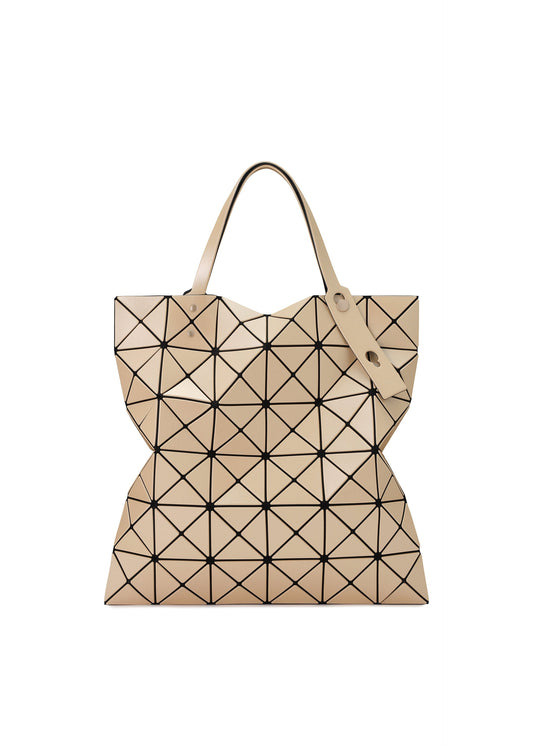 A product shot of the BAO BAO ISSEY MIYAKE LUCENT METALLIC tote in beige (41).