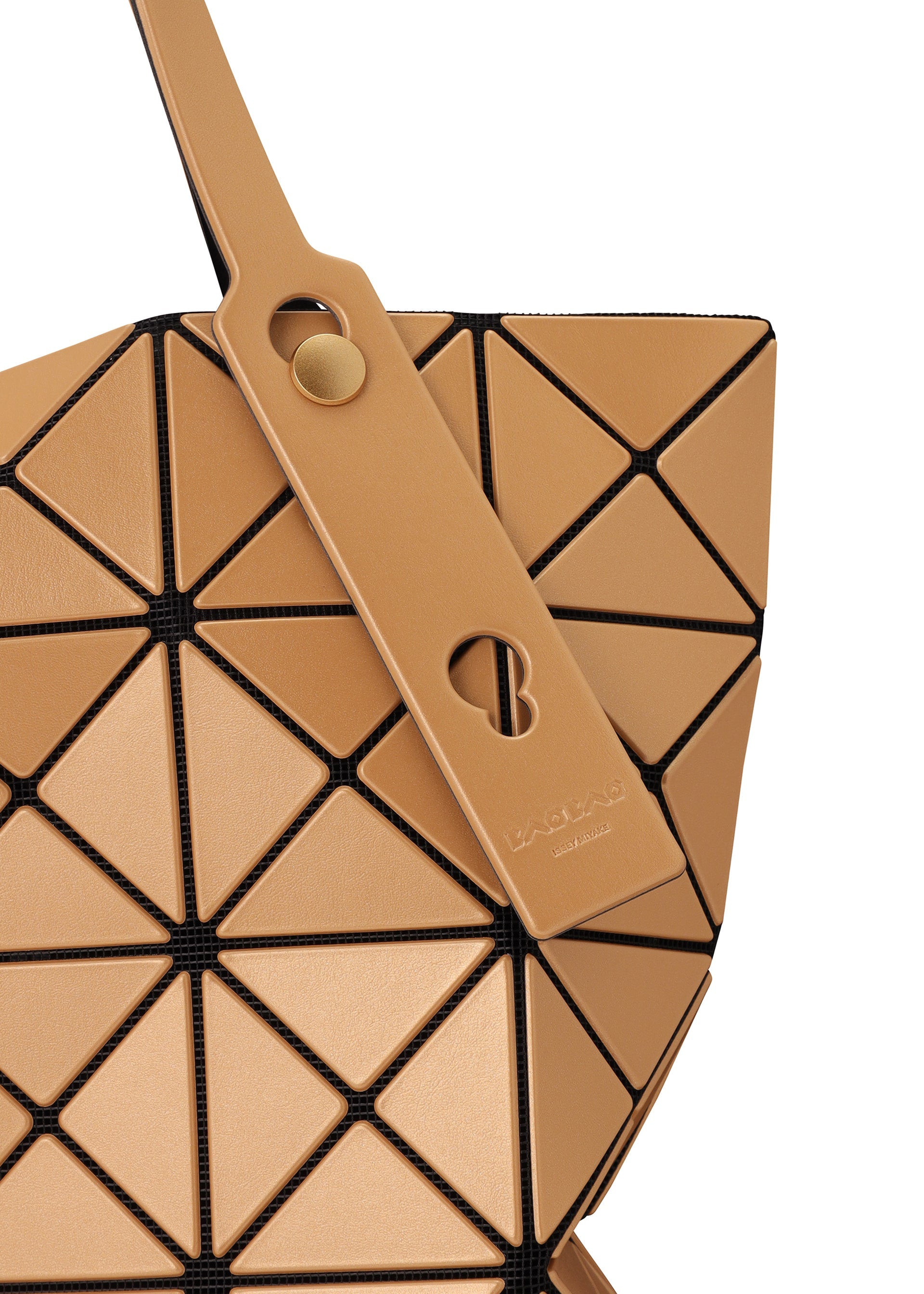 LUCENT METALLIC Adjustable Tote Brown Silver – The official ISSEY