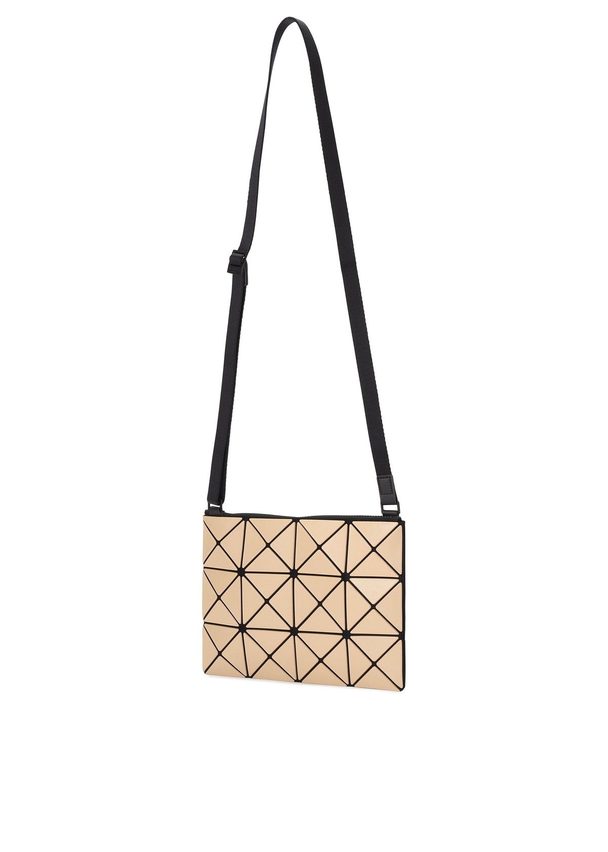 A detail shot of the BAO BAO ISSEY MIYAKE LUCENT METALLIC crossbody.