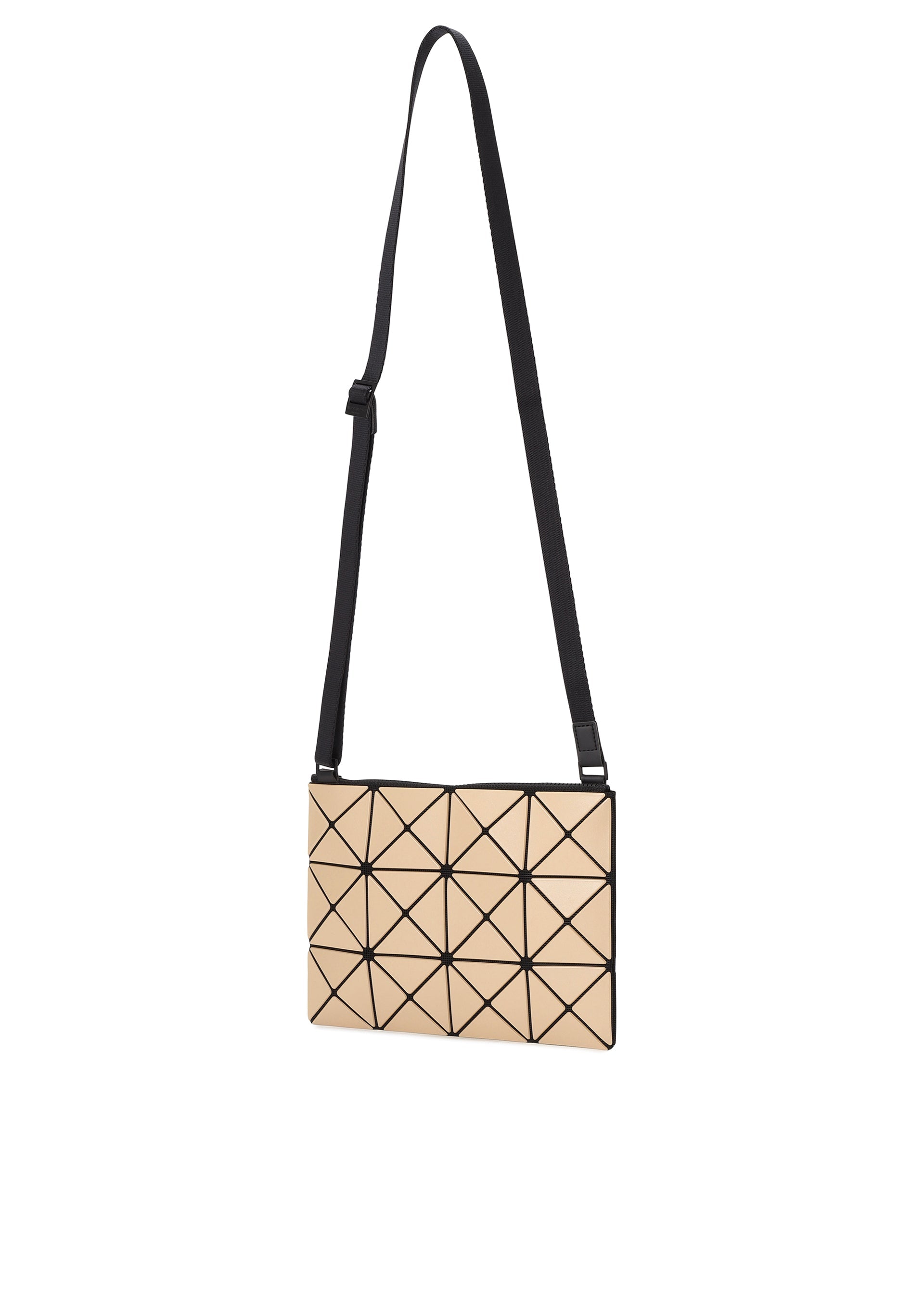 A detail shot of the BAO BAO ISSEY MIYAKE LUCENT METALLIC crossbody.