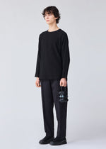 A model wears the BAO BAO ISSEY MIYAKE MEOW 0.
