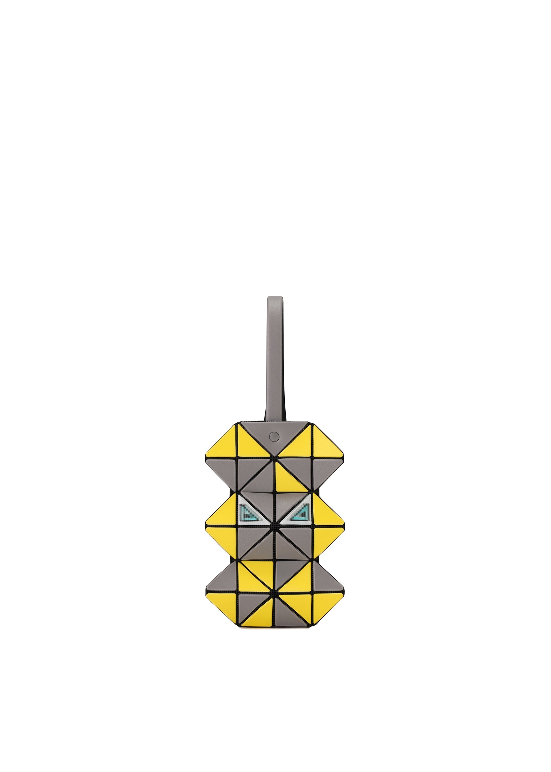 MEOW Hand Bag Dark Grey x Yellow