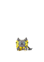 MEOW Hand Bag Dark Grey x Yellow