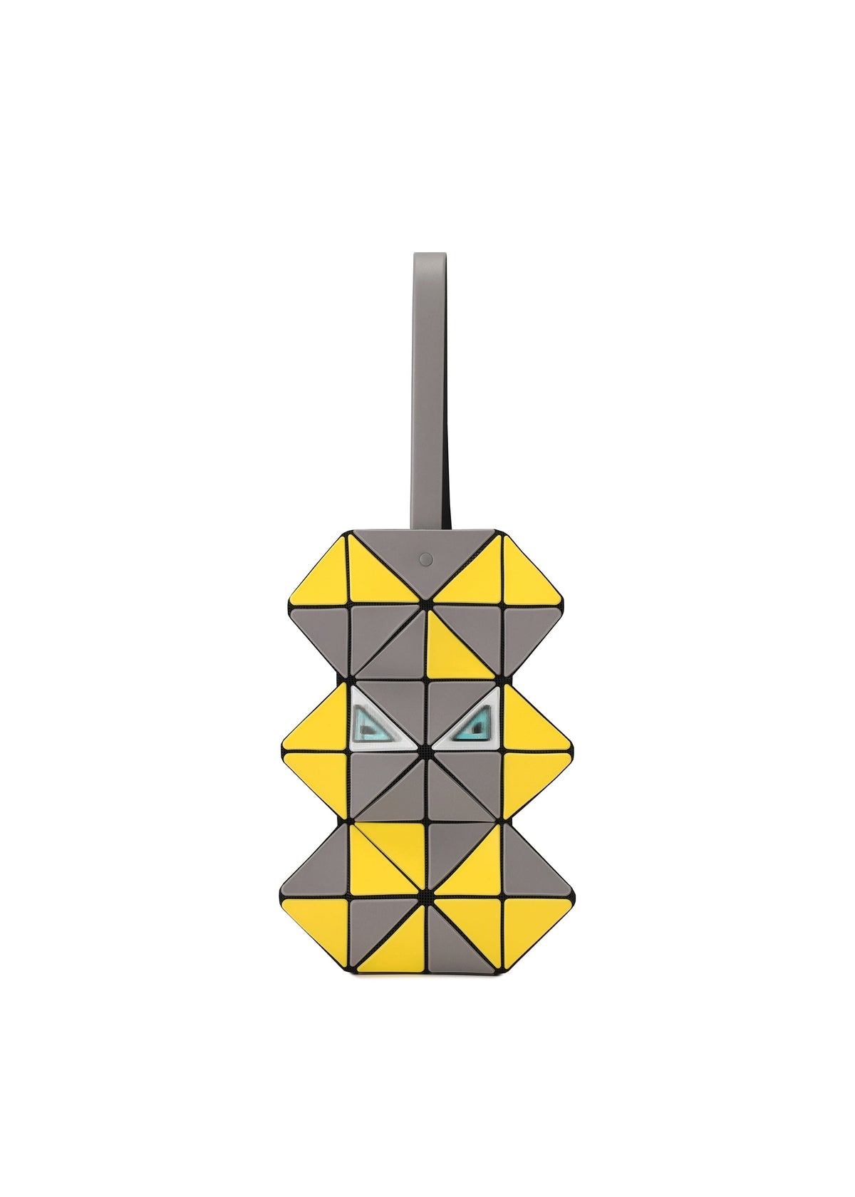 MEOW Hand Bag Dark Grey x Yellow