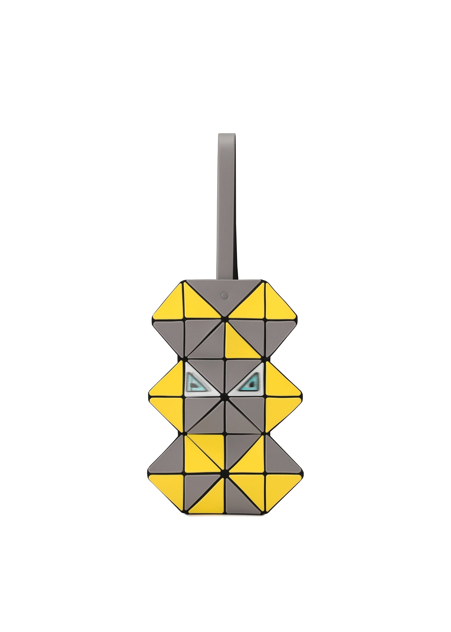 MEOW Hand Bag Dark Grey x Yellow
