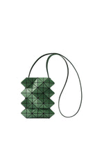 A product shot of the BAO BAO ISSEY MIYAKE GROWTH shoulder bag in forest green (63).