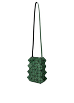 A detail shot of the BAO BAO ISSEY MIYAKE GROWTH shoulder bag.
