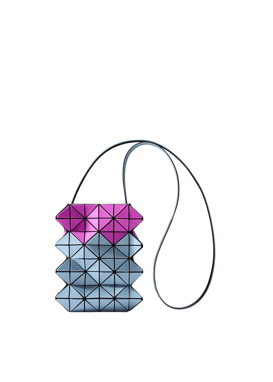 A product shot of the BAO BAO ISSEY MIYAKE GROWTH shoulder bag in pink x light blue (29).