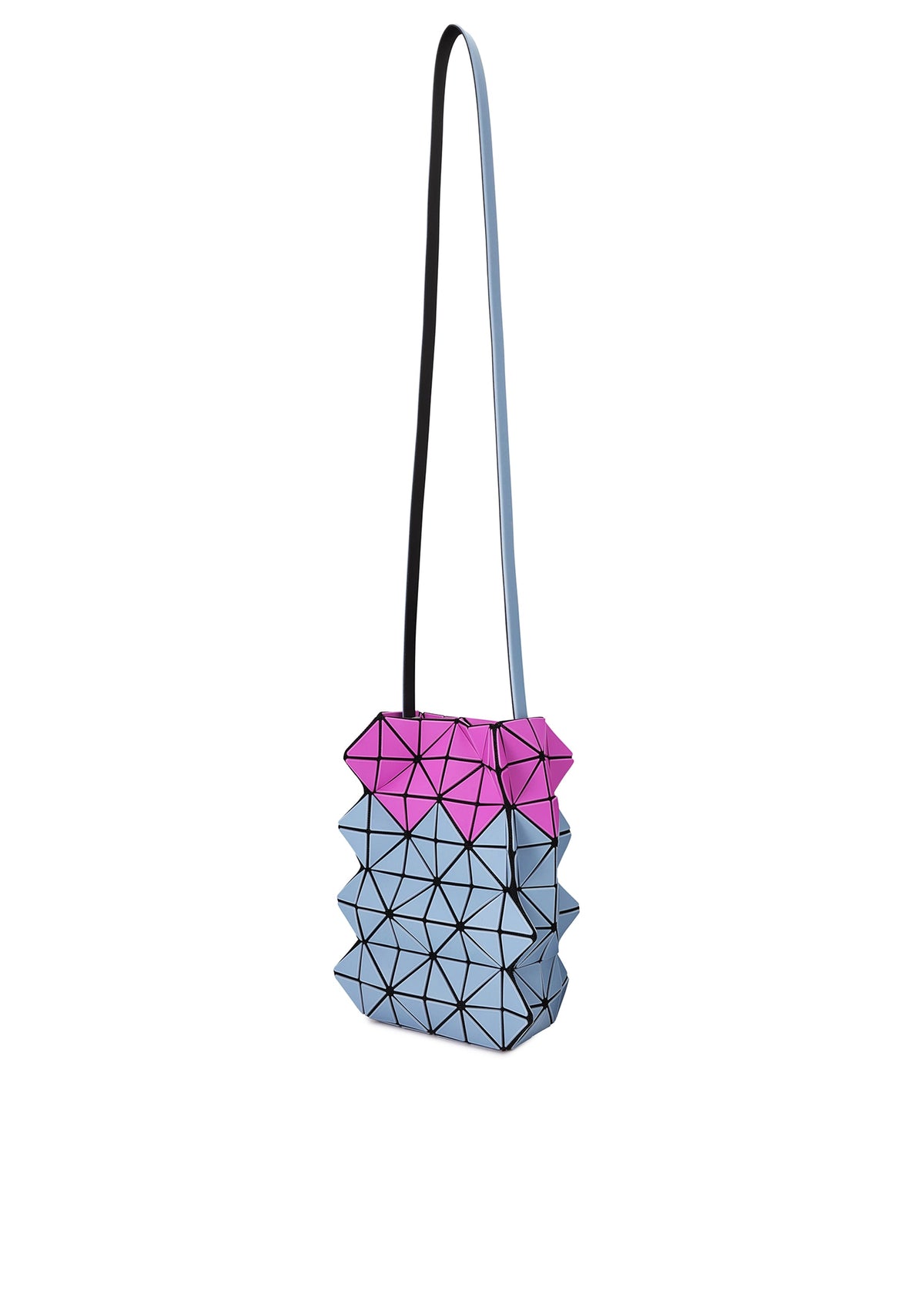 A detail shot of the BAO BAO ISSEY MIYAKE GROWTH shoulder bag.