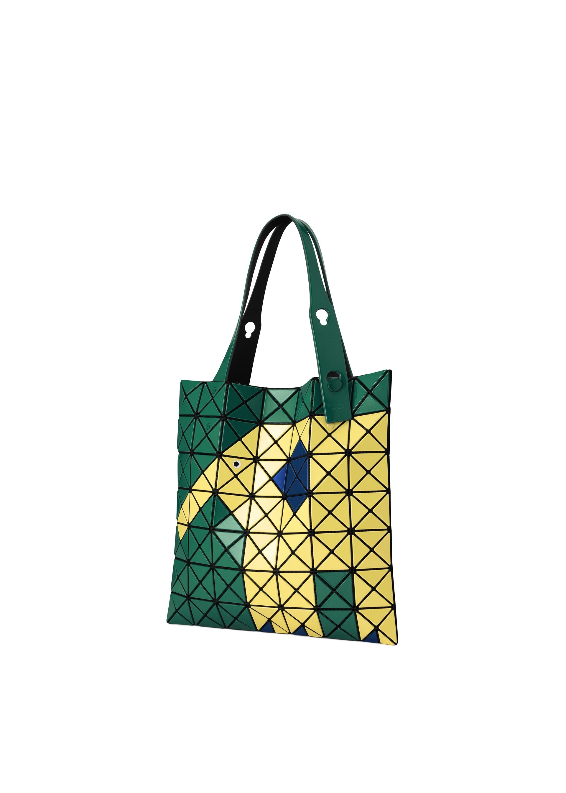 A detail shot of the BAO BAO ISSEY MIYAKE WONDER tote.