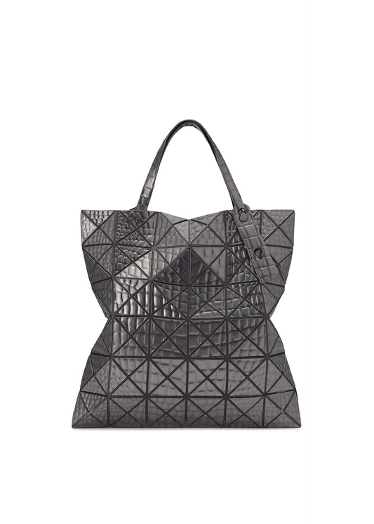 A product shot of the BAO BAO ISSEY MIYAKE META KAIJU tote in gunmetal (94).