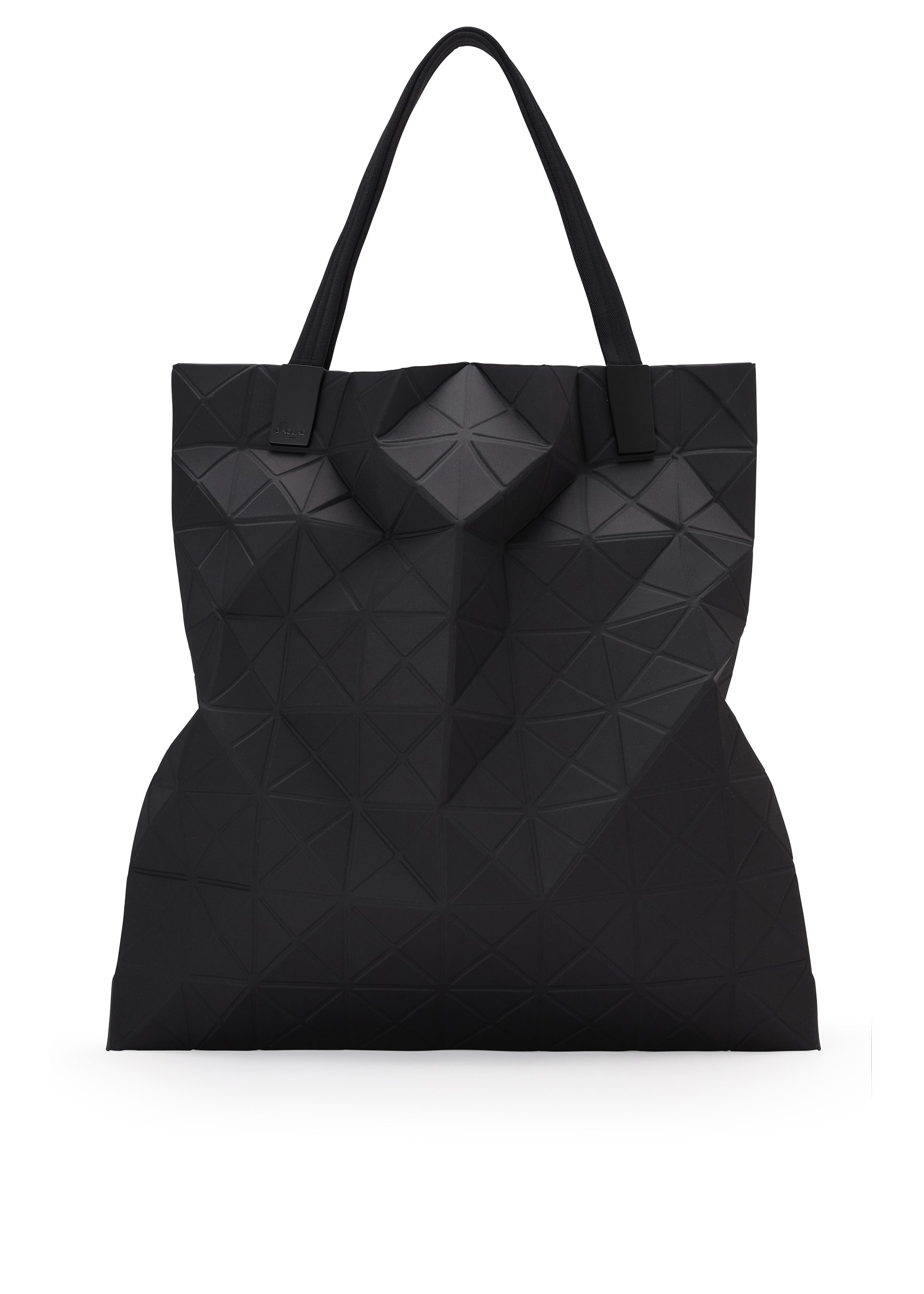A product shot of the BAO BAO ISSEY MIYAKE TRACK tote in black (15).