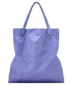 A product shot of the BAO BAO ISSEY MIYAKE TRACK tote in purplish blue (73).