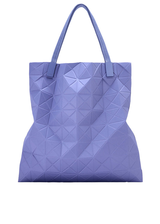 A product shot of the BAO BAO ISSEY MIYAKE TRACK tote in purplish blue (73).
