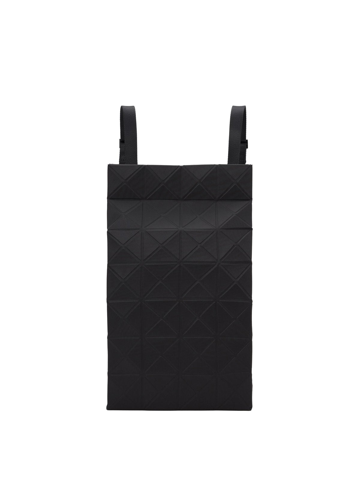 A detail shot of the BAO BAO ISSEY MIYAKE TRACK backpack.