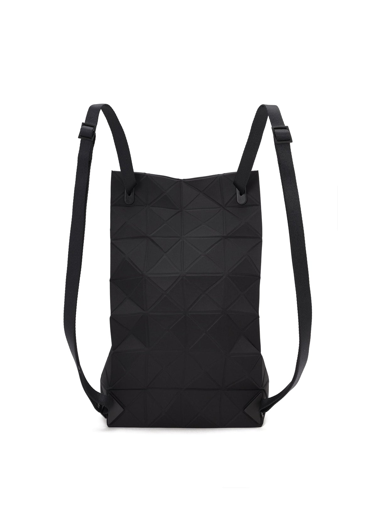 A detail shot of the BAO BAO ISSEY MIYAKE TRACK backpack.