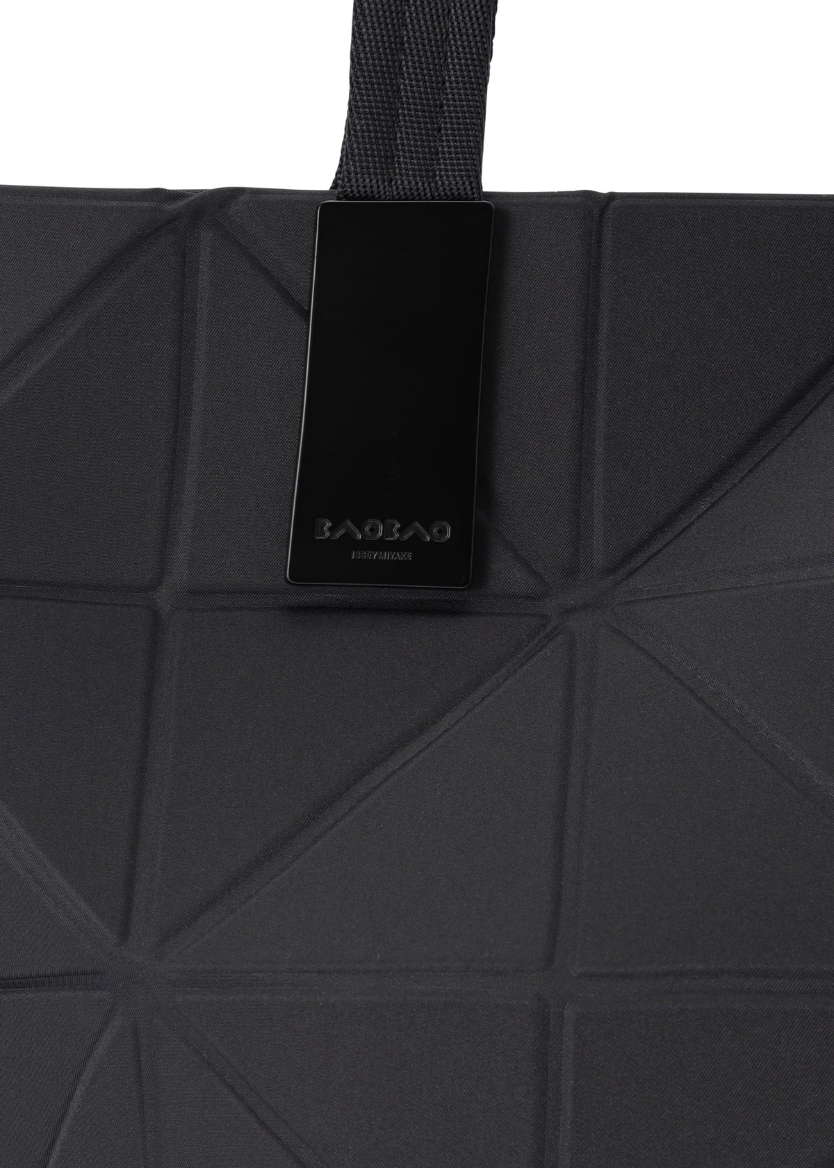 A detail shot of the BAO BAO ISSEY MIYAKE TRACK 0.