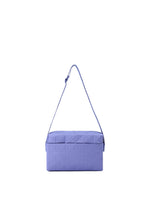 A product shot of the BAO BAO ISSEY MIYAKE TRACK shoulder bag in purplish blue (73).
