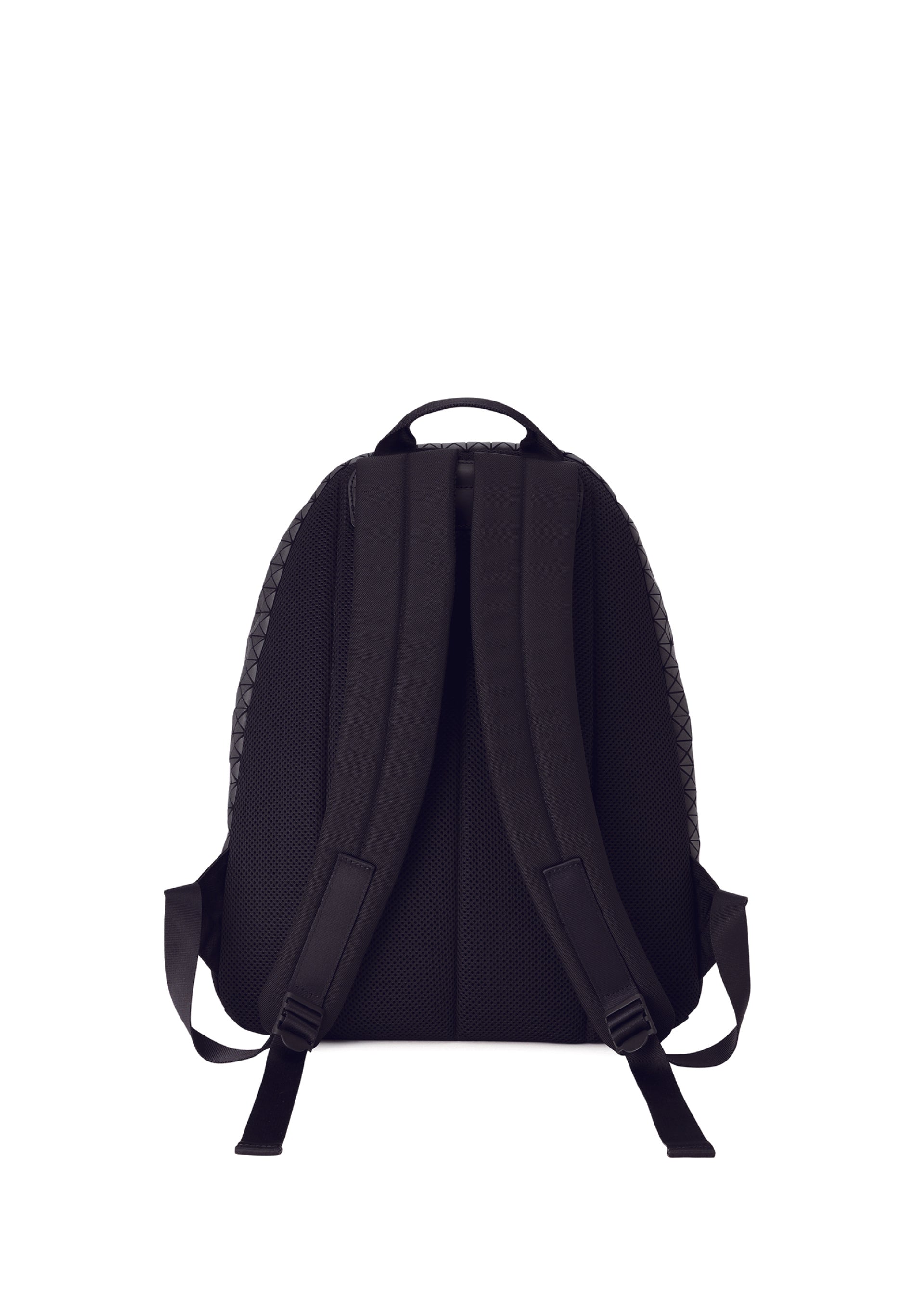 A detail shot of the BAO BAO ISSEY MIYAKE DAYPACK backpack.