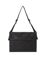 A product shot of the BAO BAO ISSEY MIYAKE FROGGY shoulder bag in matte black.