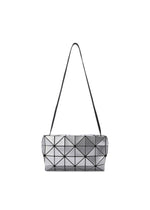 A product shot of the BAO BAO ISSEY MIYAKE CARTON shoulder bag in silver (91).