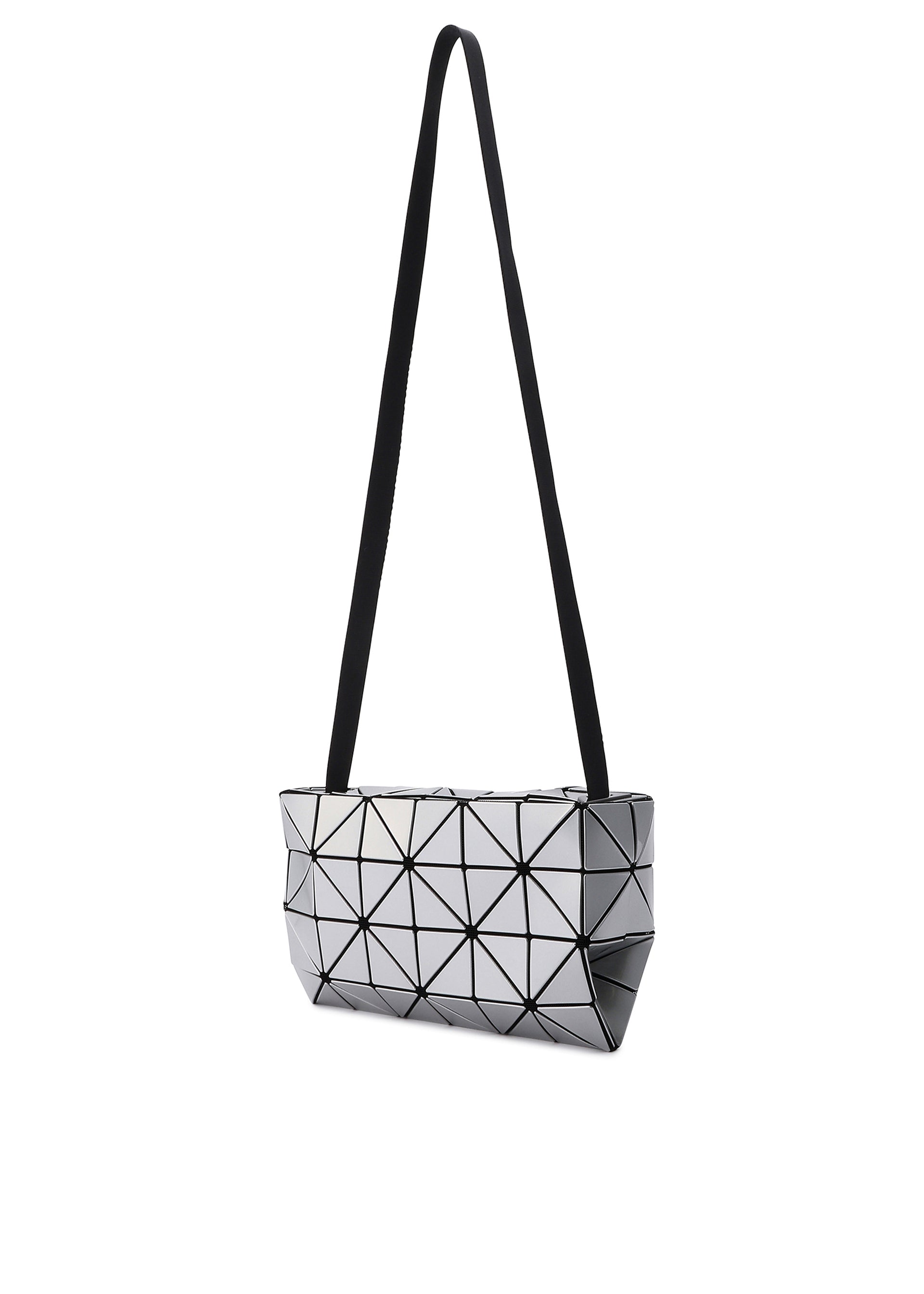 A detail shot of the BAO BAO ISSEY MIYAKE CARTON shoulder bag.