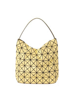 A product shot of the BAO BAO ISSEY MIYAKE VALLEY handbag in light maize yellow (55).