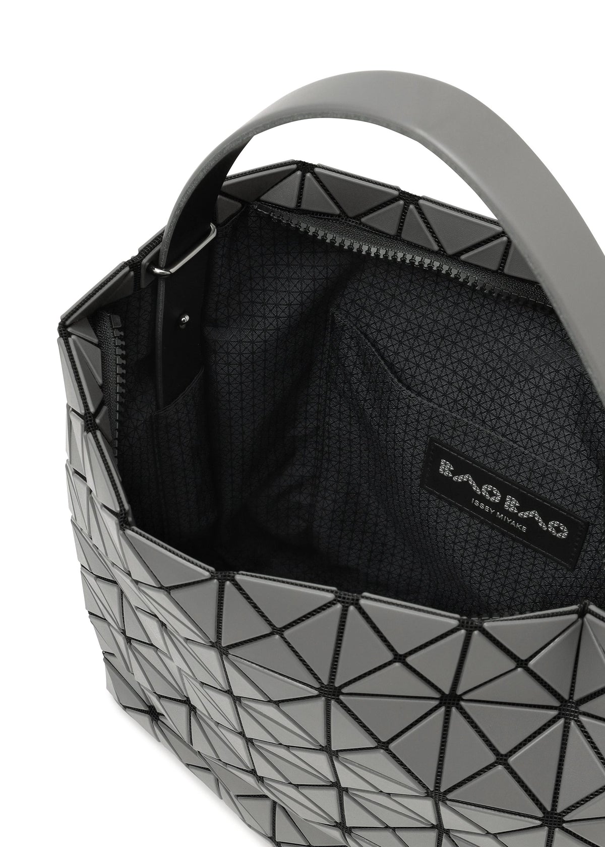 A detail shot of the BAO BAO ISSEY MIYAKE VALLEY handbag.