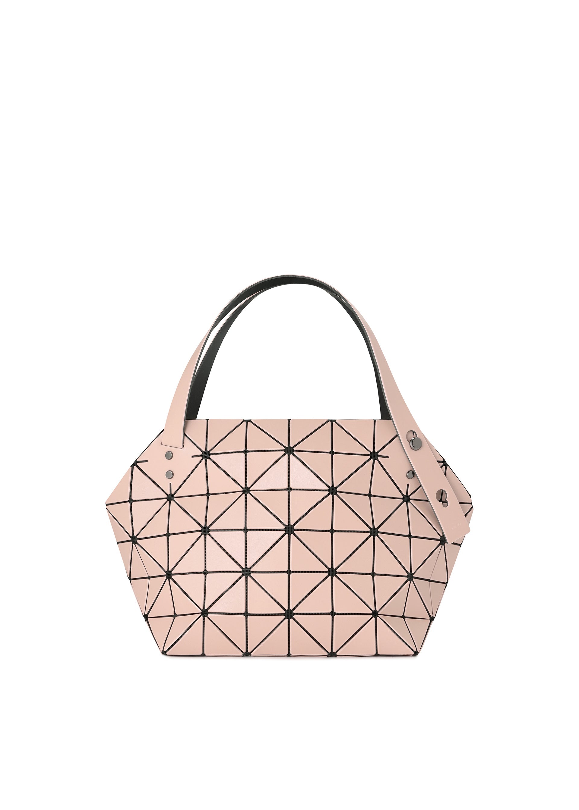 A product shot of the BAO BAO ISSEY MIYAKE BOSTON hand bag in beige (41).