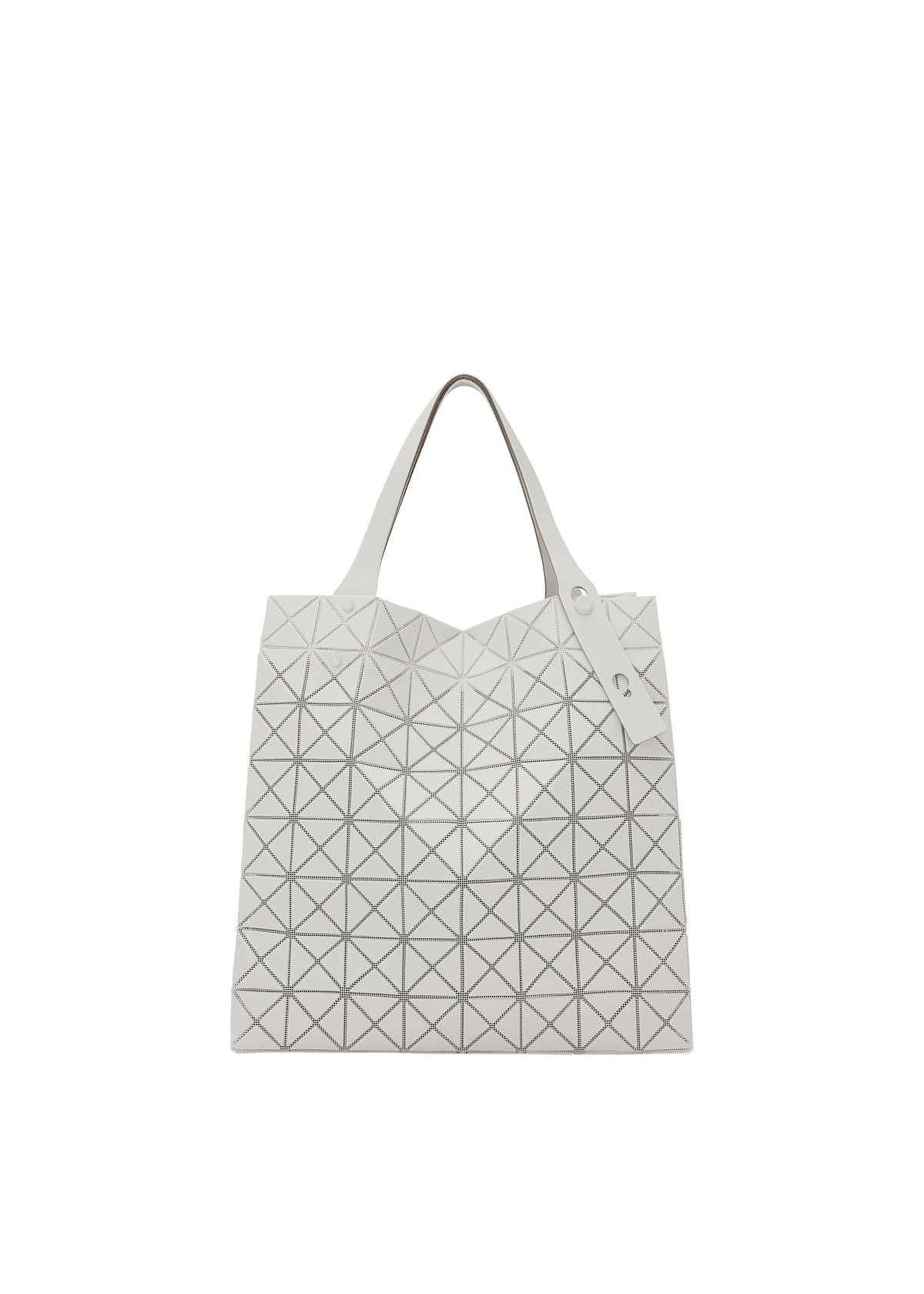 A product shot of the BAO BAO ISSEY MIYAKE PRISM PLUS tote in grey (12).